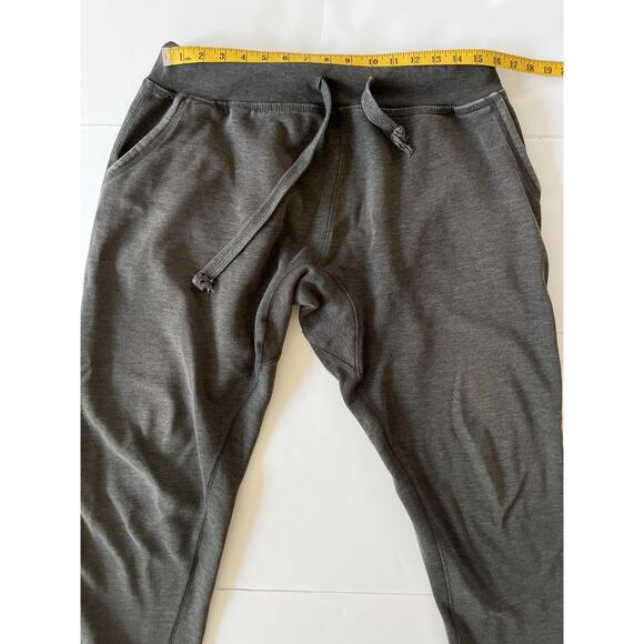 Young LA Sweat Pants Joggers Men L Gray Low Waist Drawstring Baggy - Picture 4 of 10